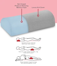 BodiPEDIC Pressure-Relieving Support Memory Foam Any Position Pillow