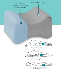 BodiPEDIC Pressure-Relieving Support Memory Foam Knee Pillow