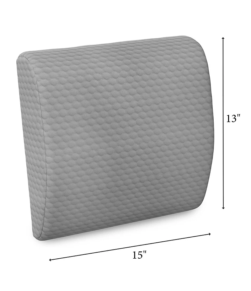 BodiPEDIC Pressure-Relieving Support Memory Foam Lumbar Pillow