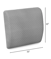 BodiPEDIC Pressure-Relieving Support Memory Foam Lumbar Pillow