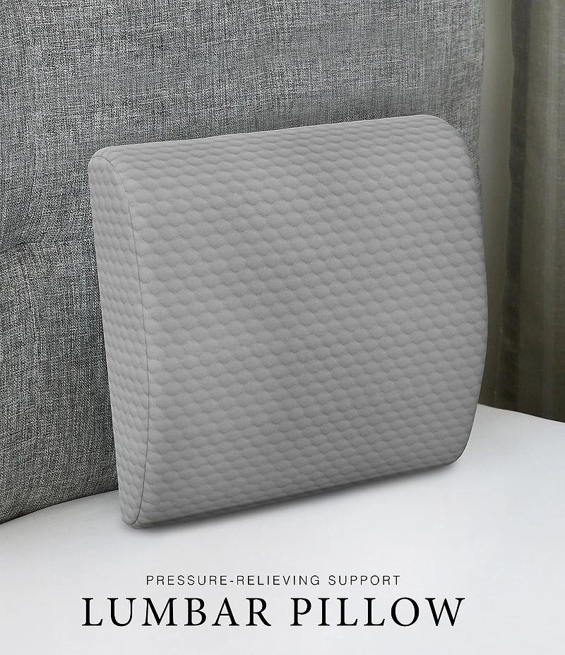 BodiPEDIC Pressure-Relieving Support Memory Foam Lumbar Pillow
