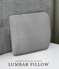 BodiPEDIC Pressure-Relieving Support Memory Foam Lumbar Pillow