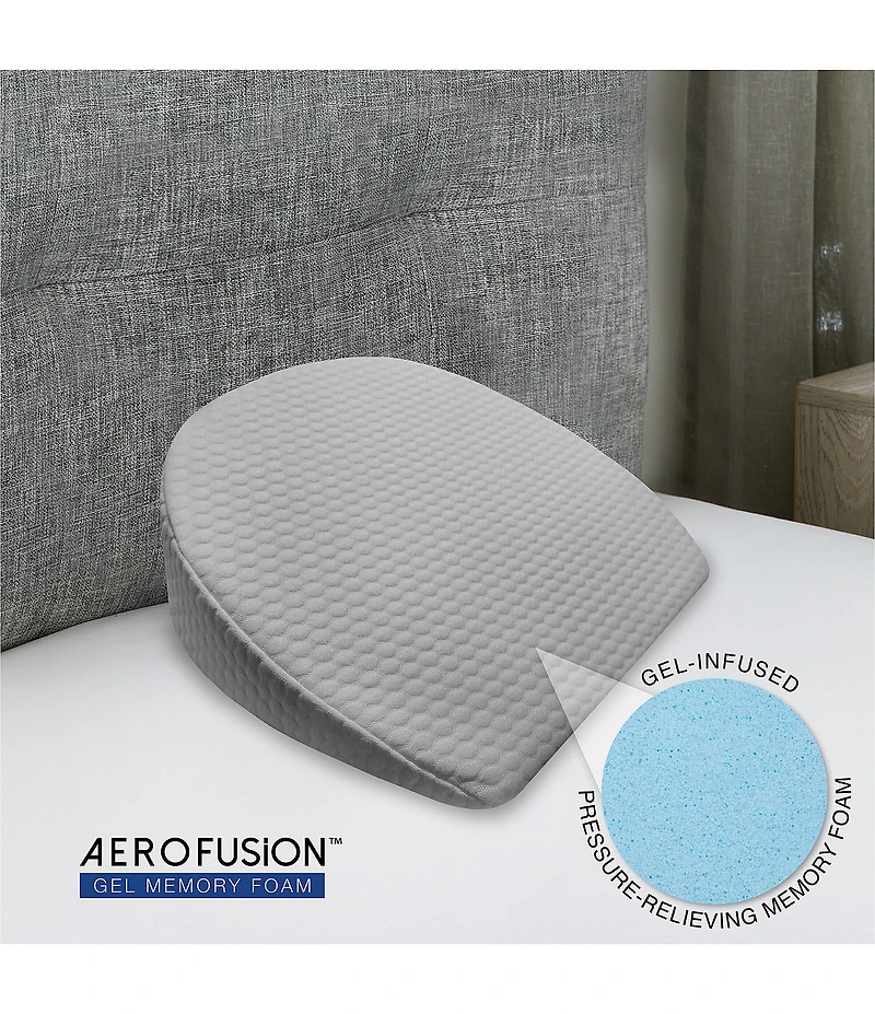 BodiPEDIC Pressure-Relieving Support Memory Foam Pregnancy Wedge Pillow