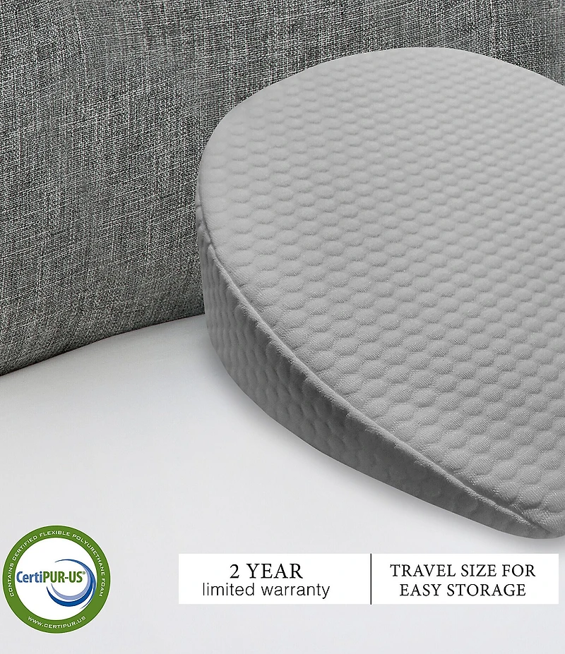 BodiPEDIC Pressure-Relieving Support Memory Foam Pregnancy Wedge Pillow