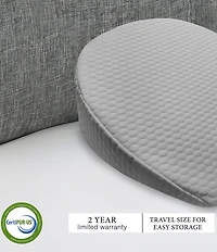 BodiPEDIC Pressure-Relieving Support Memory Foam Pregnancy Wedge Pillow