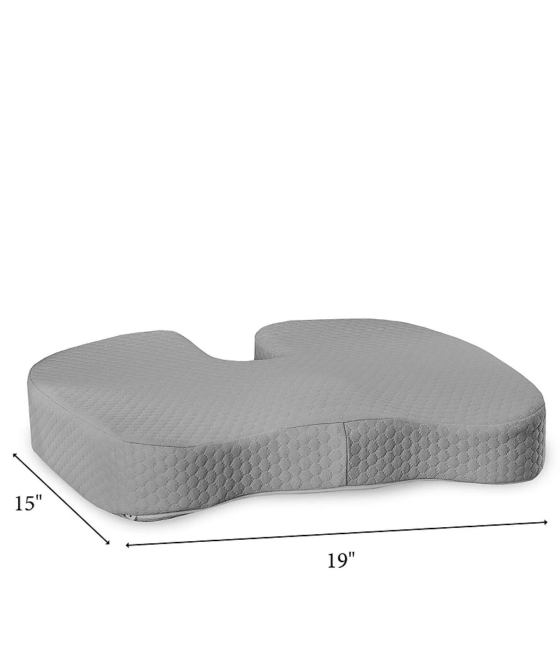 BodiPEDIC Pressure-Relieving Support Memory Foam Seat Cushion