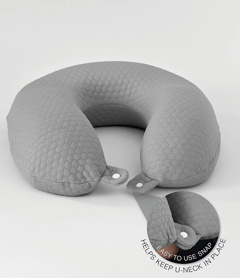 BodiPEDIC Pressure-Relieving Support Memory Foam U-Neck Pillow