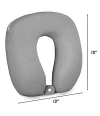 BodiPEDIC Pressure-Relieving Support Memory Foam U-Neck Pillow