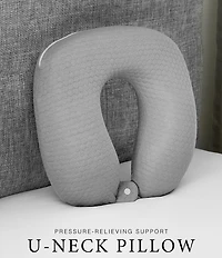 BodiPEDIC Pressure-Relieving Support Memory Foam U-Neck Pillow