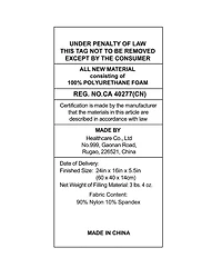 BodiPEDIC Response Memory Foam Bed Pillow