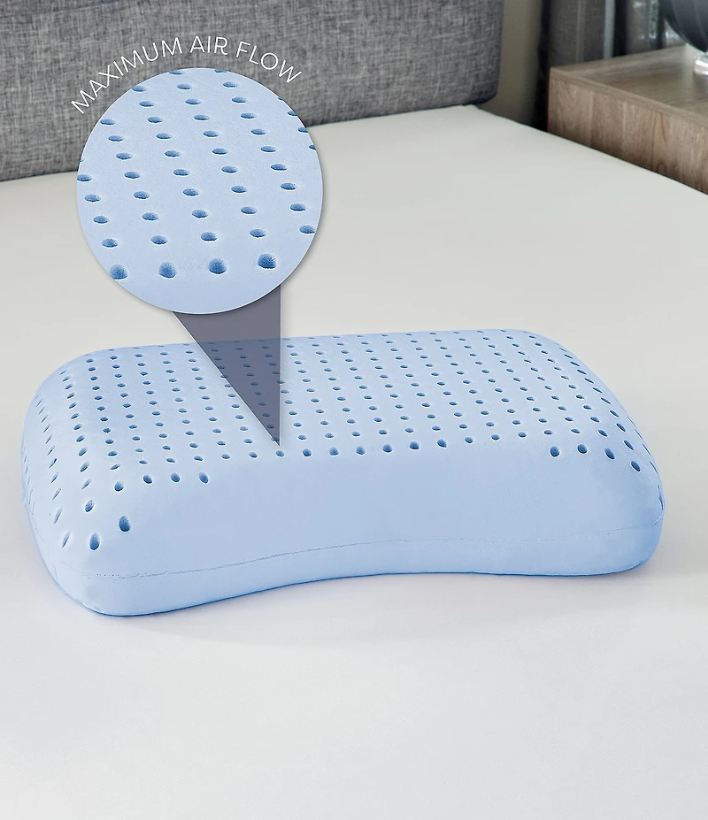 BodiPEDIC Side and Back Sleeper Gel-Infused Memory Foam Bed Pillow