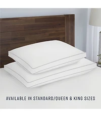 BodiPEDIC Supreme Comfort Gusseted Fiber and Memory Foam Bed Pillow