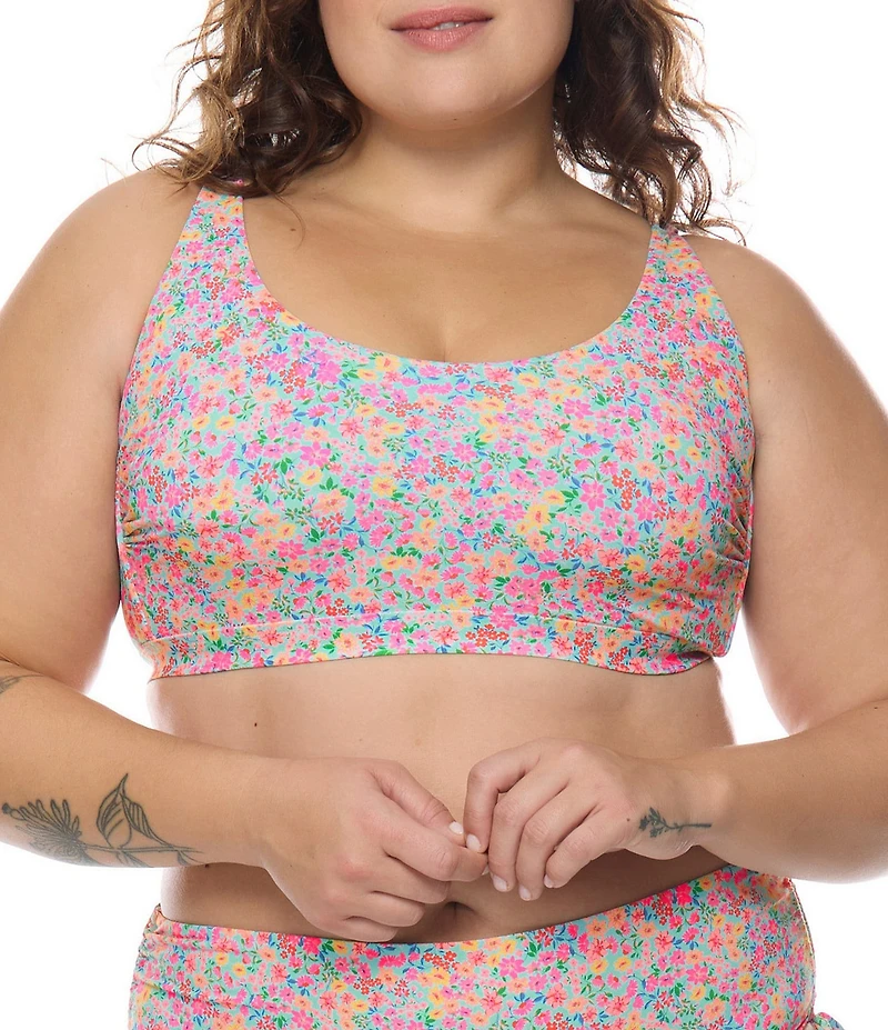 Body Glove Plus Size Estella Amore Scoop Neck Bralette Swim Top