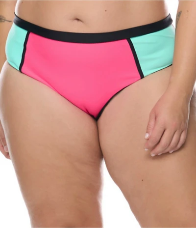 Body Glove Plus Size Groove High Tide High Waist Swim Bottom