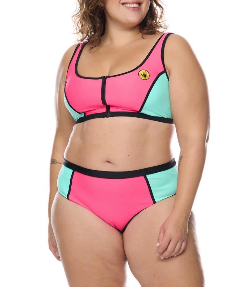 Body Glove Plus Size Groove High Tide High Waist Swim Bottom