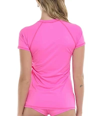 Body Glove Smoothies In Motion Crew Neck Rashguard Swim Cover-Up