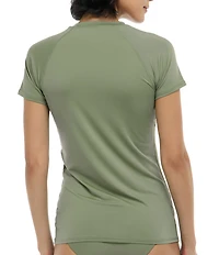 Body Glove Smoothies In Motion Crew Neck Rashguard Swim Cover-Up