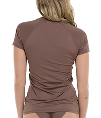 Body Glove Smoothies In Motion Crew Neck Rashguard Swim Cover-Up