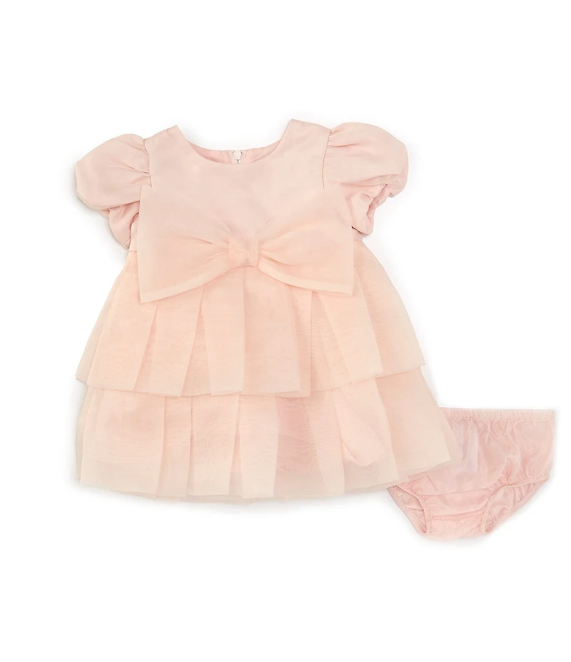 Bonnie Jean Baby Girls Sleeveless Organza Fit & Flare Dress
