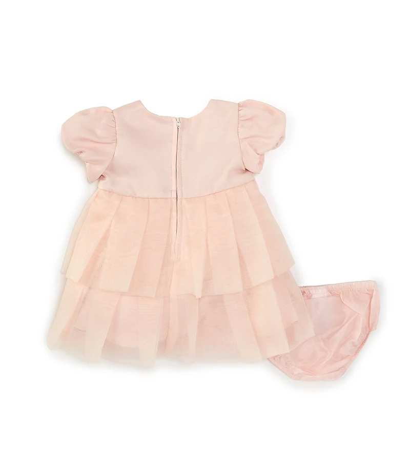Bonnie Jean Baby Girls Sleeveless Organza Fit & Flare Dress