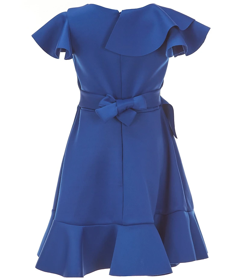 Bonnie Jean Big Girls Flutter-Sleeve Fit & Flare Dress