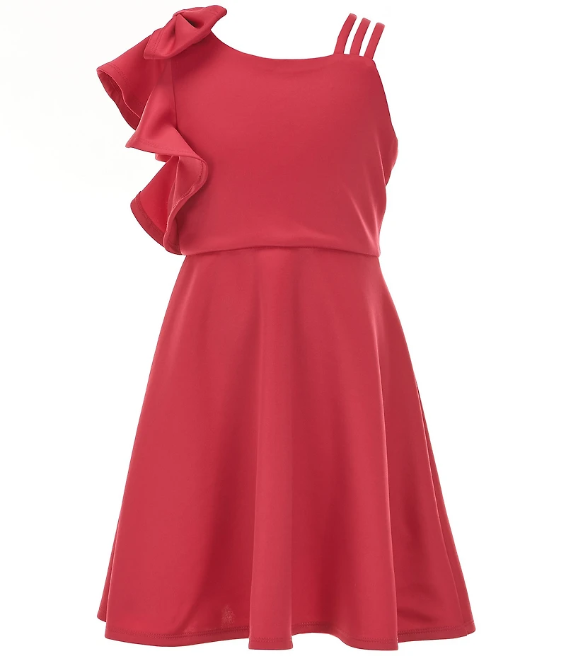Bonnie Jean Big Girls One-Shoulder Fit & Flare Dress