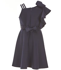 Bonnie Jean Big Girls One-Shoulder Fit & Flare Dress