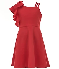 Bonnie Jean Big Girls One-Shoulder Fit & Flare Dress