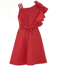 Bonnie Jean Big Girls One-Shoulder Fit & Flare Dress
