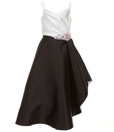 Bonnie Jean Big Girls Sleeveless Color Block Fit-And-Flare Ballgown