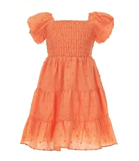 Bonnie Jean Little Girls Balloon-Sleeve Fit-And-Flare Dress
