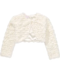 Bonnie Jean Little Girls Bolero Faux Fur Jacket