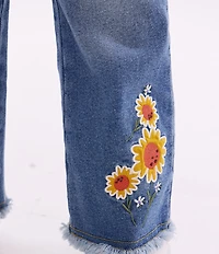 Bonnie Jean Little Girls Long-Sleeve Boot Appliqued T-Shirt & Frayed-Hem Jeans Set