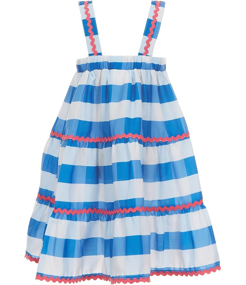 Bonnie Jean Little Girls Sleeveless Checked-Printed Dress