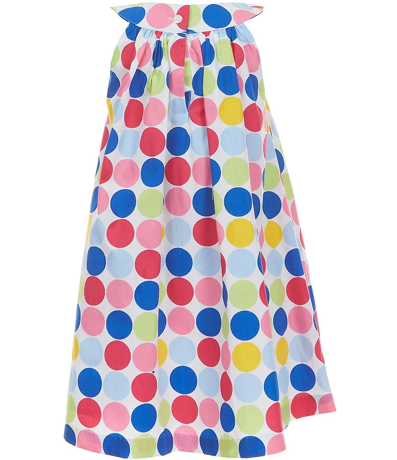 Bonnie Jean Little Girls Sleeveless Disco-Dot Trapeze Dress