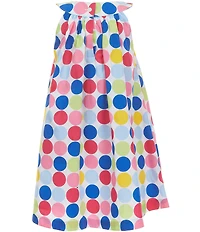 Bonnie Jean Little Girls Sleeveless Disco-Dot Trapeze Dress