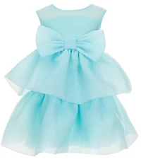 Bonnie Jean Little Girls Sleeveless Shimmer Organza Fit-And-Flare Dress