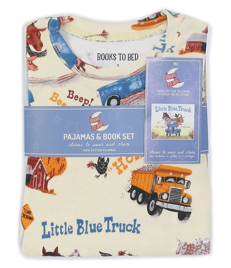 Books To Bed Little Boys Little Blue Truck Two-Piece Pajamas & Book Set