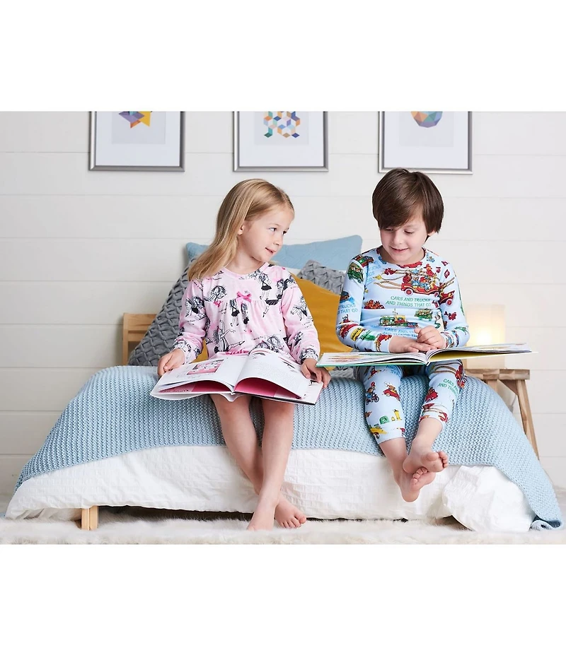 Books To Bed Little Boys Cars & Trucks & Things That Go Pajamas & Book Set