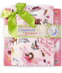 Books To Bed Little/Big Girls Twinkle Two-Piece Pajamas & Book Set