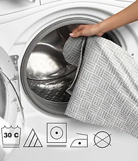 Boppy Cuddle Pregnancy Pillow - Gray Basket Weave