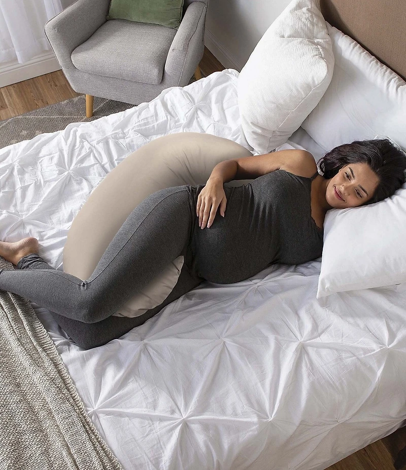 Boppy Cuddle Pregnancy Pillow with Organic Cotton Cover