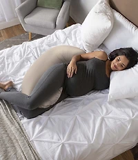 Boppy Cuddle Pregnancy Pillow with Organic Cotton Cover