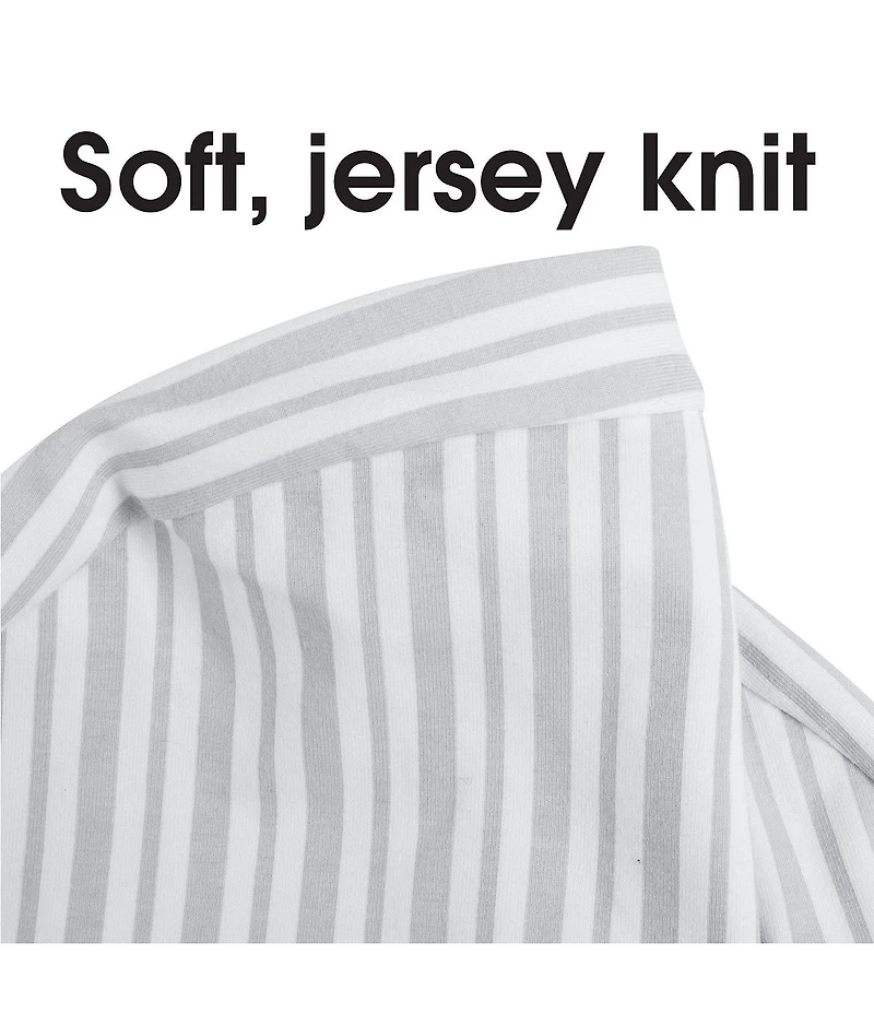 Boppy Pregnancy Jersey Wedge - Grey Modern Stripe