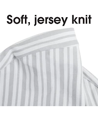 Boppy Pregnancy Jersey Wedge - Grey Modern Stripe