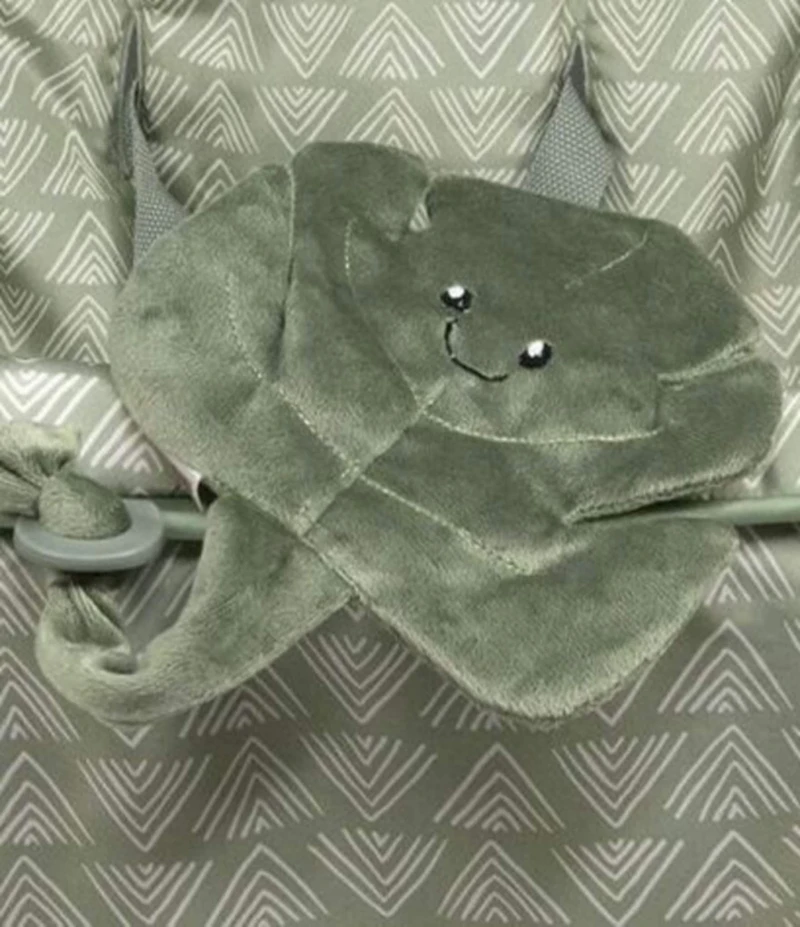 Boppy Shopping Cart Cover - Happy Green Leaf