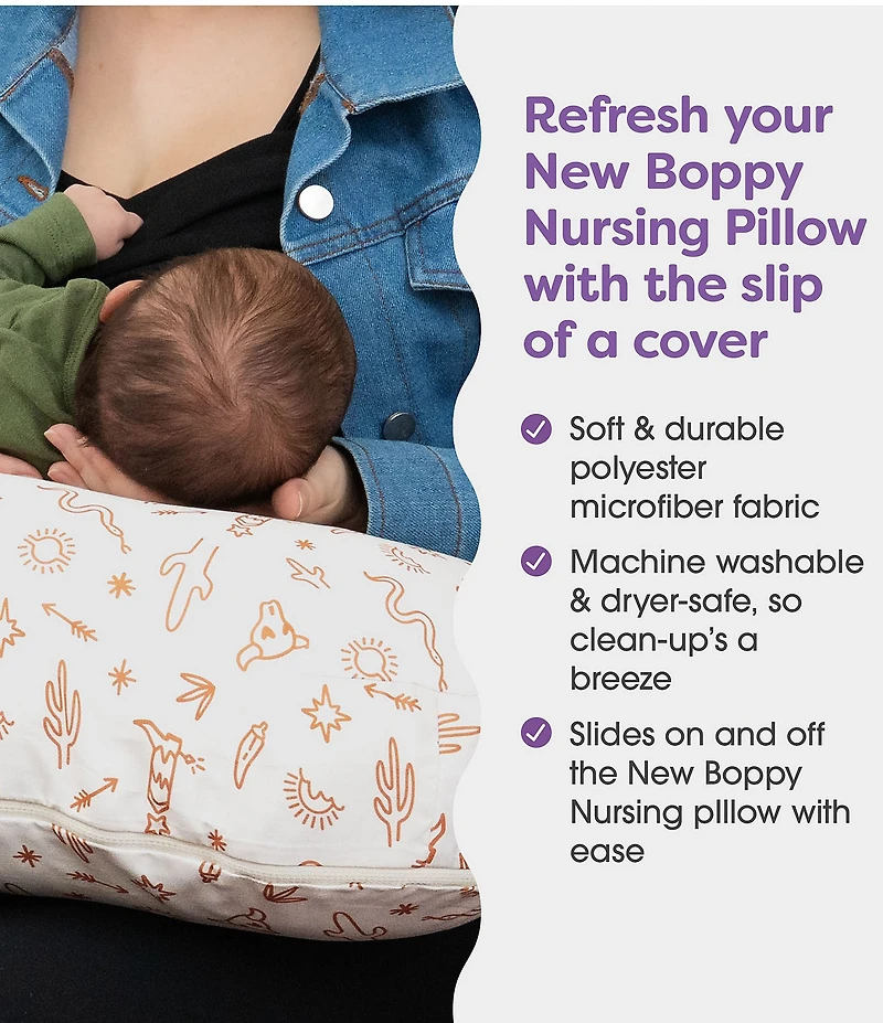 Boppy Tan Southwest Nursing Pillow Cover
