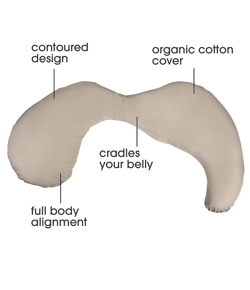 Boppy Total Body Pregnancy Pillow with Organic Cotton Cover