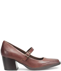 Born Adelphi Leather Snip Toe Mary Jane Pumps