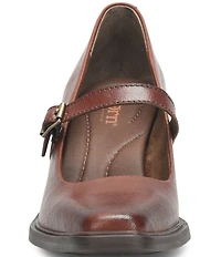 Born Adelphi Leather Snip Toe Mary Jane Pumps